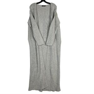 Animale Silk Knitted open front full length Cardigan